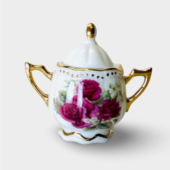 Miniature Dollhouse Tea Set, 9 pcs - Picture 4 of 10